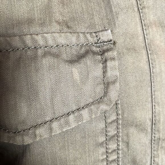 Toad & Co. Horny Toad Olive Green Utility Jacket w/Plaid Interior (Size: Small) - Picture 11 of 16